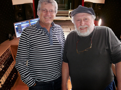 Leo Draxler und Gerhard Blaboll beim Radiointerview