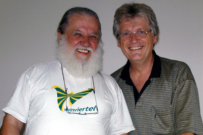 Ferdinand Altmann und Gerhard Blaboll beim Radiointerview