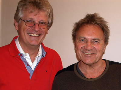 Wolfram Berger und Gerhard Blaboll beim Radiointerview