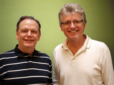 Peter Rauscher und Gerhard Blaboll beim Radiointerview