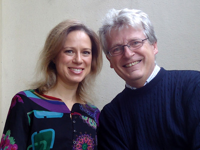 Rita Hatzmann und Gerhard Blaboll beim Radiointerview