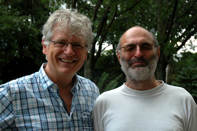 Richard Weihs und Gerhard Blaboll beim Radiointerview