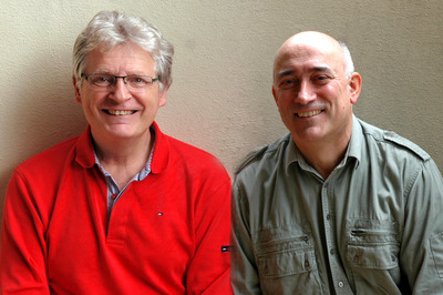 Gernot Winischhofer und Gerhard Blaboll beim Radiointerview