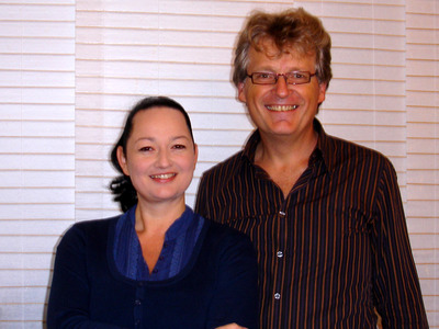 Tini Kainrath und Gerhard Blaboll beim Radiointerview